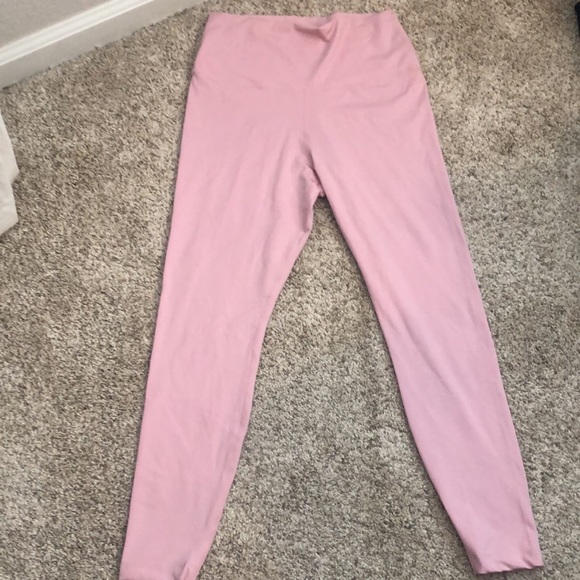 Nike Women’s Yoga High-Waisted 7/8 Leggings | Nike Leggings | Pink Nike Leggings - Picture 4 of 7
